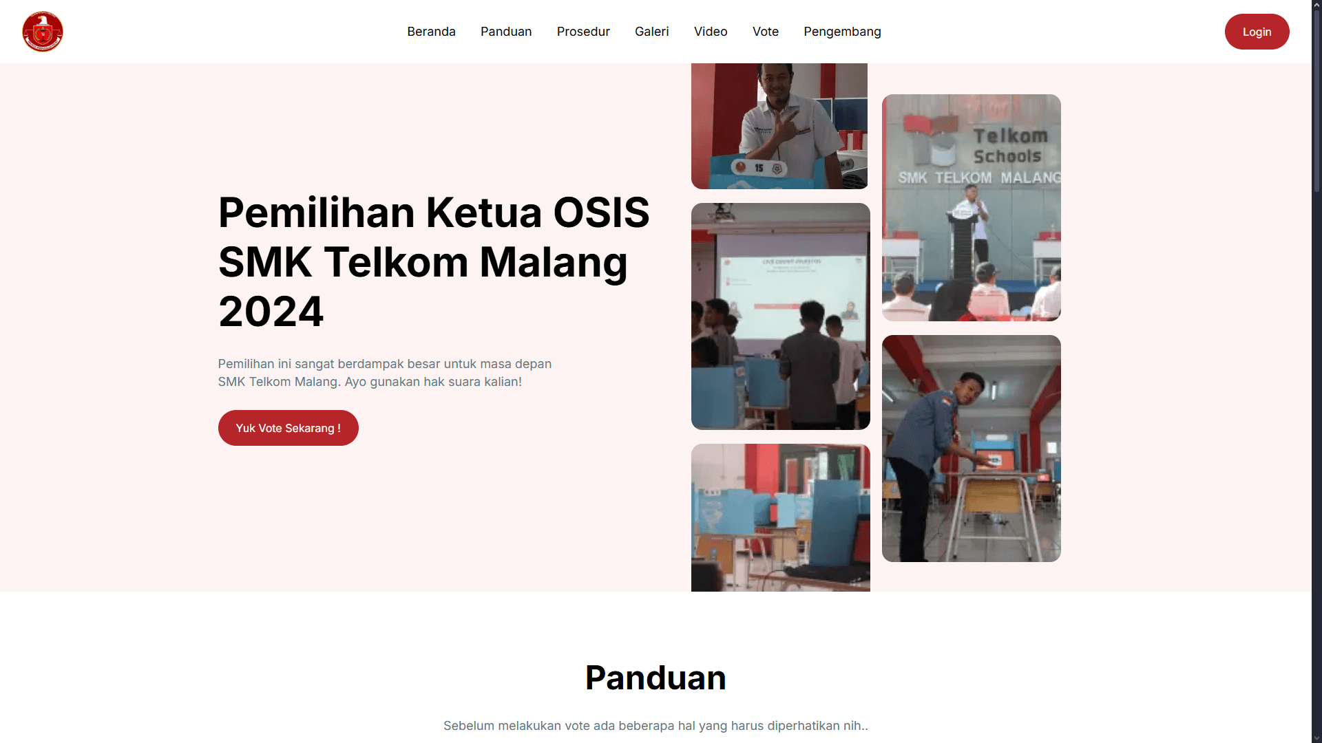 Website Pilketos
